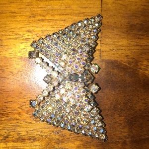 Iridescent Rhinestone Butterfly 🦋 Brooch